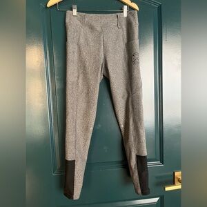 Free Ride Equestrian riding pants. Size M. Grey tweed. Pull on.
